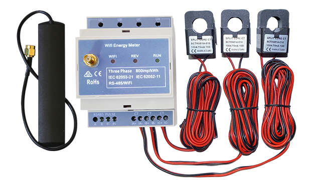 Kolmivaiheinen Wi-Fi-energiamittari (WEM3080T)